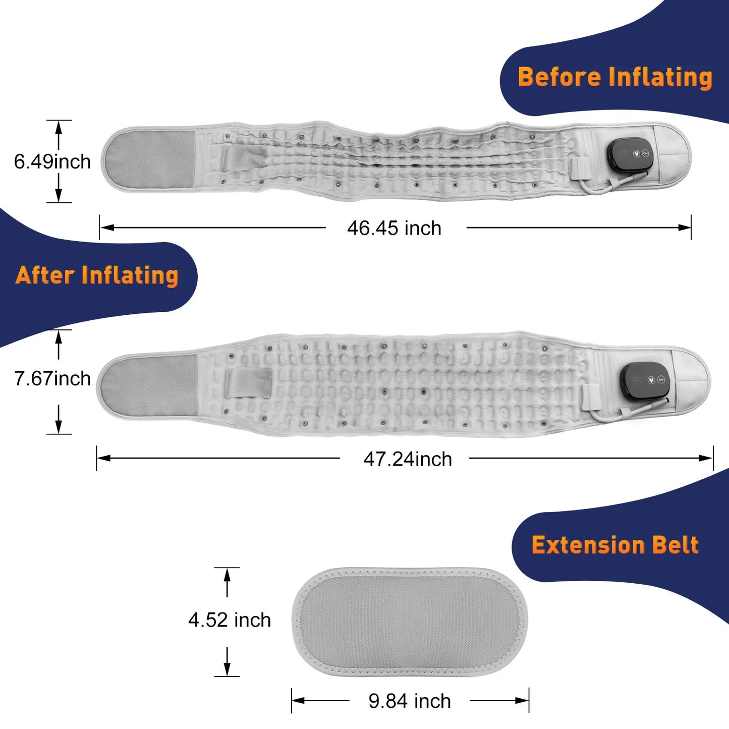 SAVSPINE™ Decompression Belt With Heat